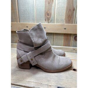 US7.5 UGG 1019148 Elora Ankle Booties Sahara Stone Beige Womens 1019148